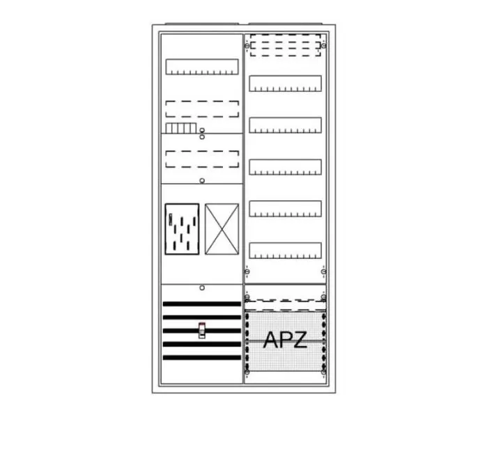 BA27CBStriebel BA27CB Komplettschrank AP BKE-I A27 1Z1R1V5A2 2CPX054231R9999