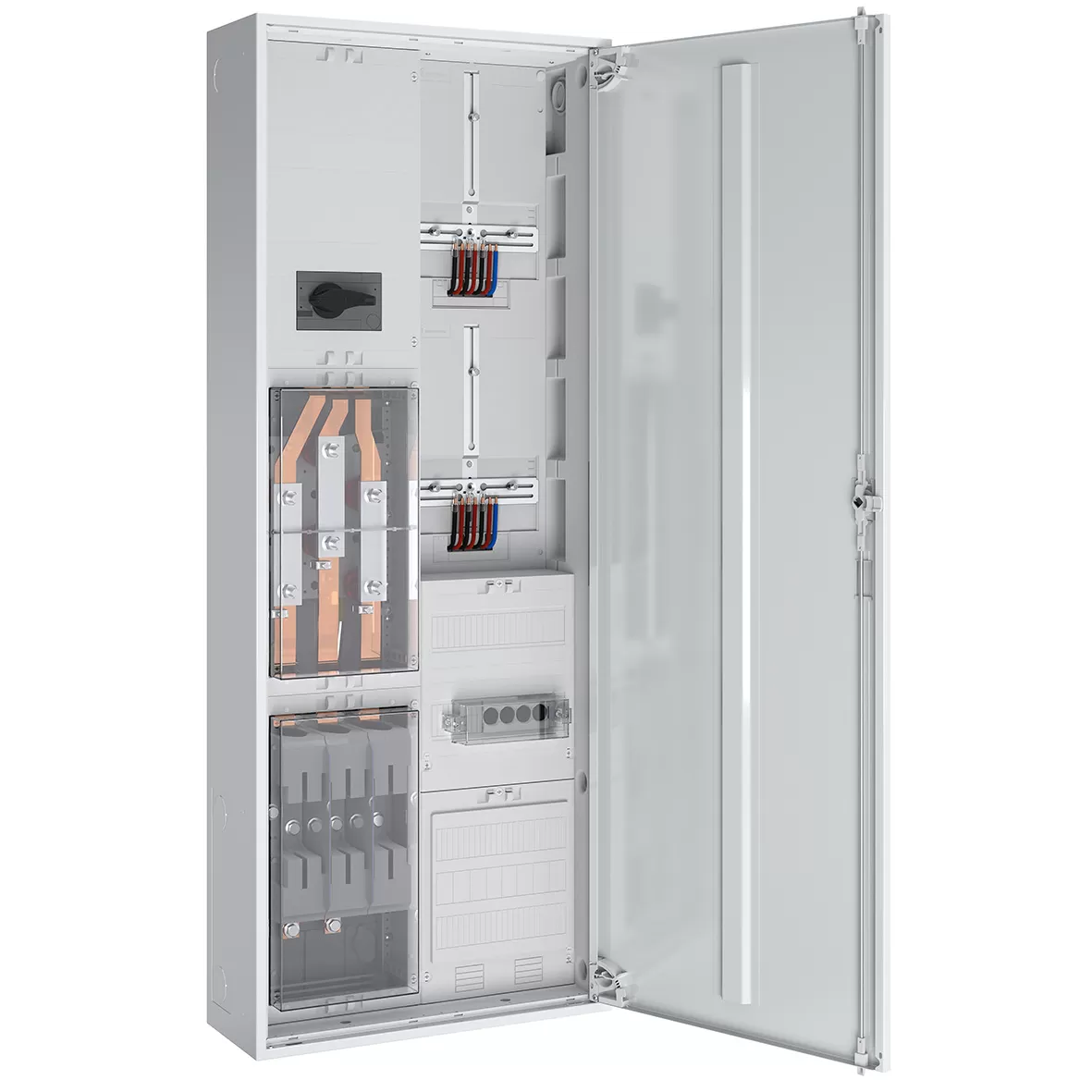 ABN Wandlermess-Schrank 200A TAB SH-Netz AG Zugang NH2,Abgang 250A Schalter, Verdr, WM209X6952