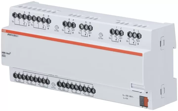 ABB JRA/S6.230.3.1 Jalousie-/Rollladenaktor mit Binäreingängen, 6fach, REG 2CDG110208R0011