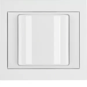 Berker Lichtsignal mit Rahmen K.1 polarweiß glä 52037009