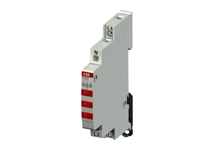 ABB Leuchtmelder 3 LED E219-3C 3 LED rot, 415/230 V AC 2CCA703900R0001