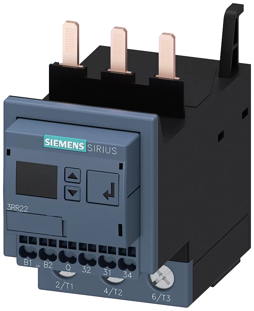 Siemens Überwachungsrelais anbaubar an Schütz 3RT2, Federzugtechnik 3RR22433FA30