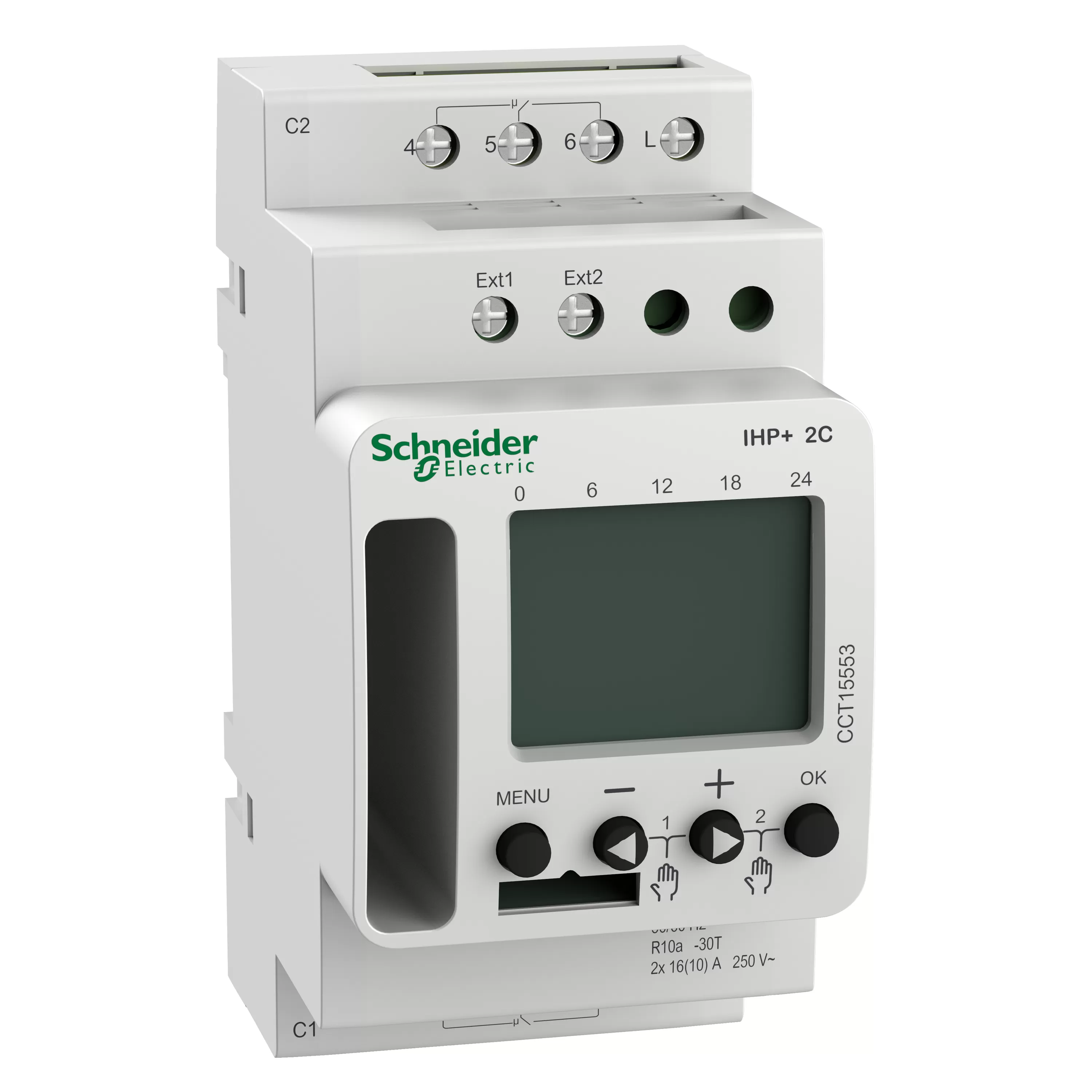 Schneider Electric Digitale Zeitschaltuhr IHP+, Bluetooth CCT15553