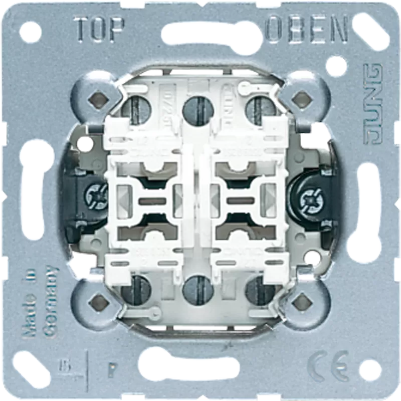 Jung Doppel-Taster, 2 Wechsler, 10 A 250 V ~ 539U