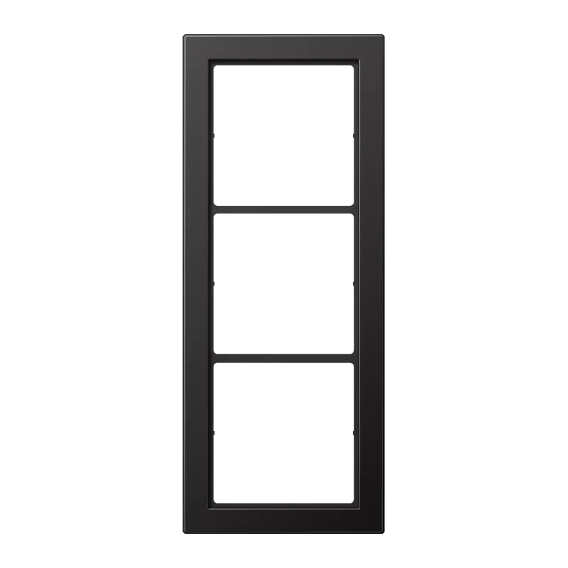Jung Rahmen, 3-fach, FLAT DESIGN, dark (lackiertes Aluminium) FDAL2983D
