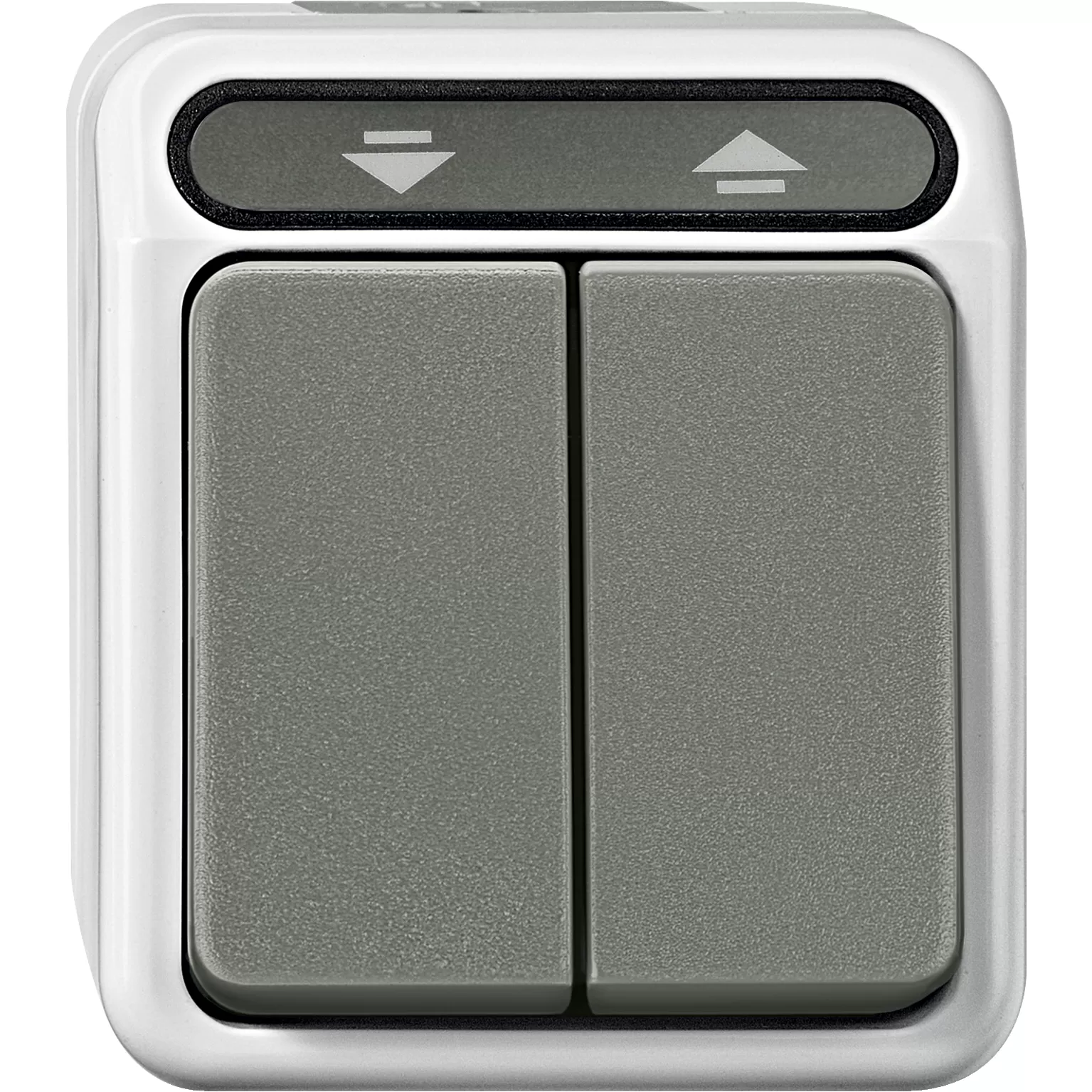 Merten Rollladentaster, 1-polig, lichtgrau, AQUASTAR MEG3755-8029