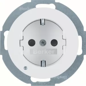 Berker Steckdose SCHUKO m LED-OL R.Classic pw 41092089