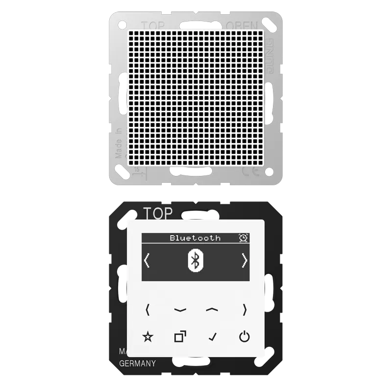 Jung Smart Radio DAB+ Bluetooth, Set Mono, Serie AS/A, alpinweiß DABA1BTWW