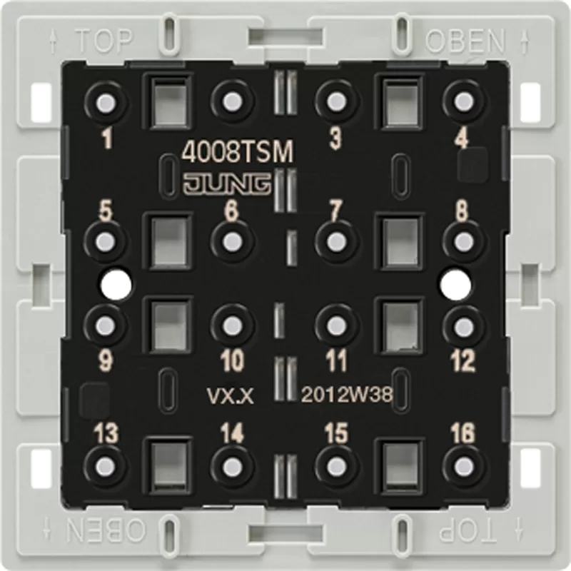 Jung Tastsensor-Modul 4fach, JUNG 2-Draht-Bus, F40 4008TSM