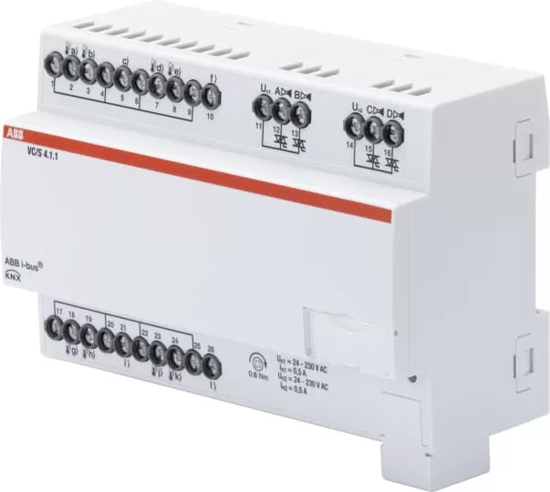 ABB VC/S4.1.1 Ventilantriebs-Controller, 4fach, REG 2CDG110216R0011