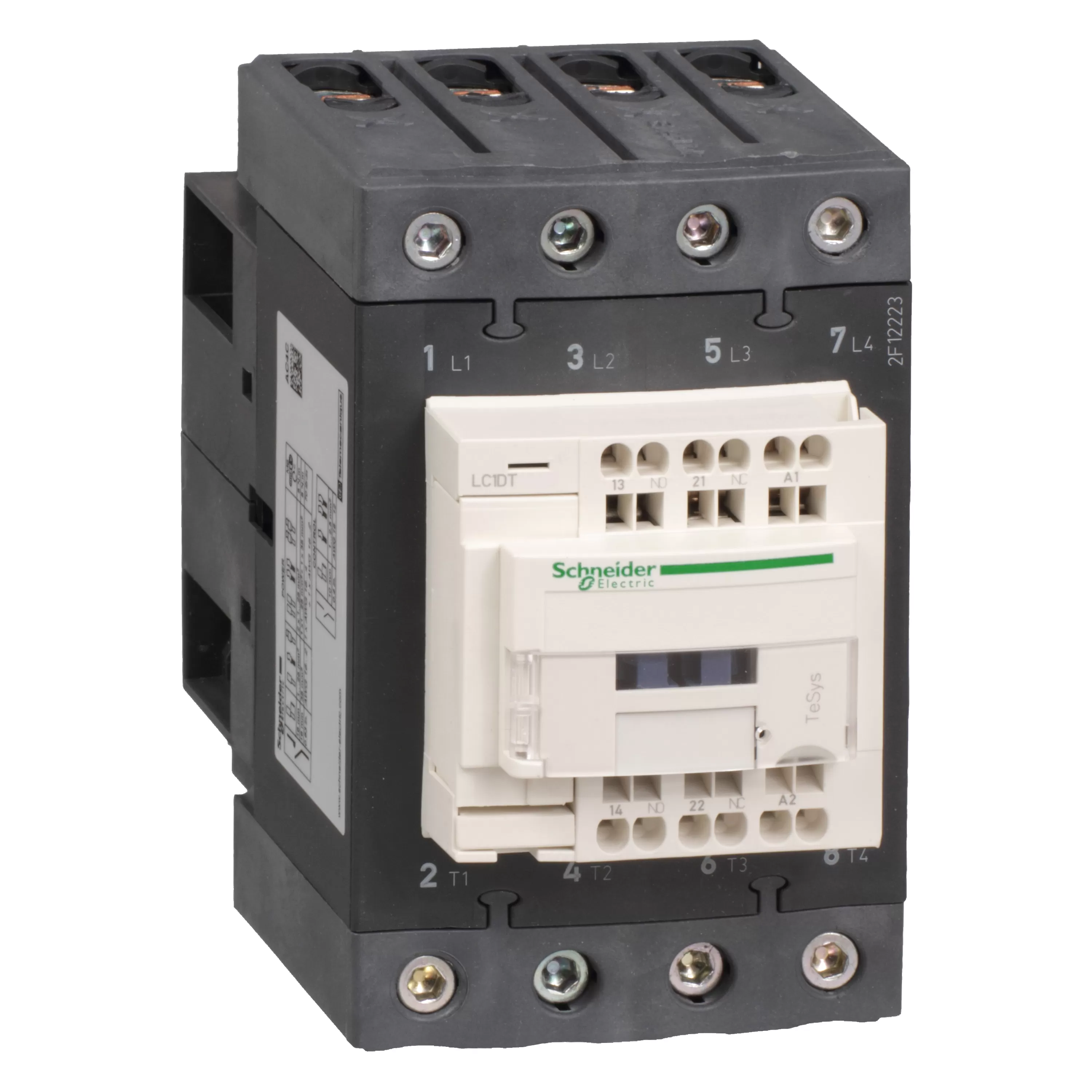 Schneider Electric Leistungsschütz LC1D 4p, +1S+1Ö, Spule 230 V AC LC1DT80A3P7