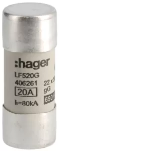 Hager Zylindersicherung 22x58mm gG 20A LF520G