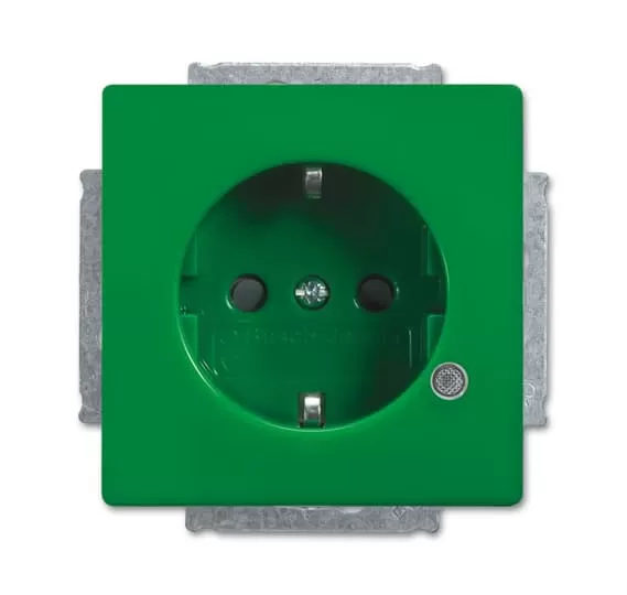 Busch-Jaeger 20 EUCBL-13-84-101 | SCHUKO® Steckdosen-Einsatz mit LED Kontrolllicht