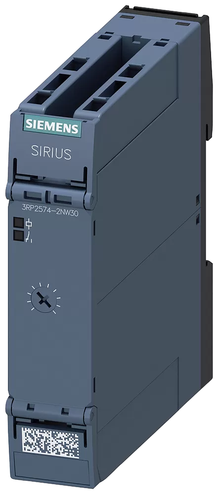 Siemens Zeitrelais, Stern-Dreieck, 1S verzögert, 1S unverzögert, 1 Zeitbereich 1-20s 3RP25742NW30