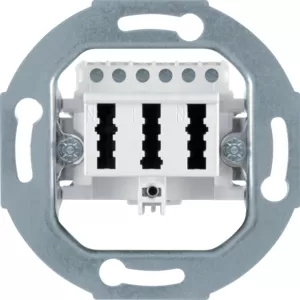 Berker TAE-Anschlussdose 3 x 6NFN Modueins. pw 450009