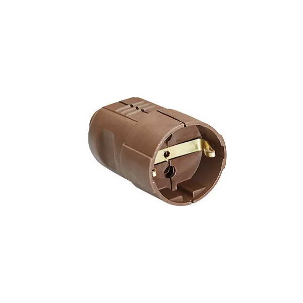 Bachmann Schutzkontaktkupplung zentral, braun 912.470