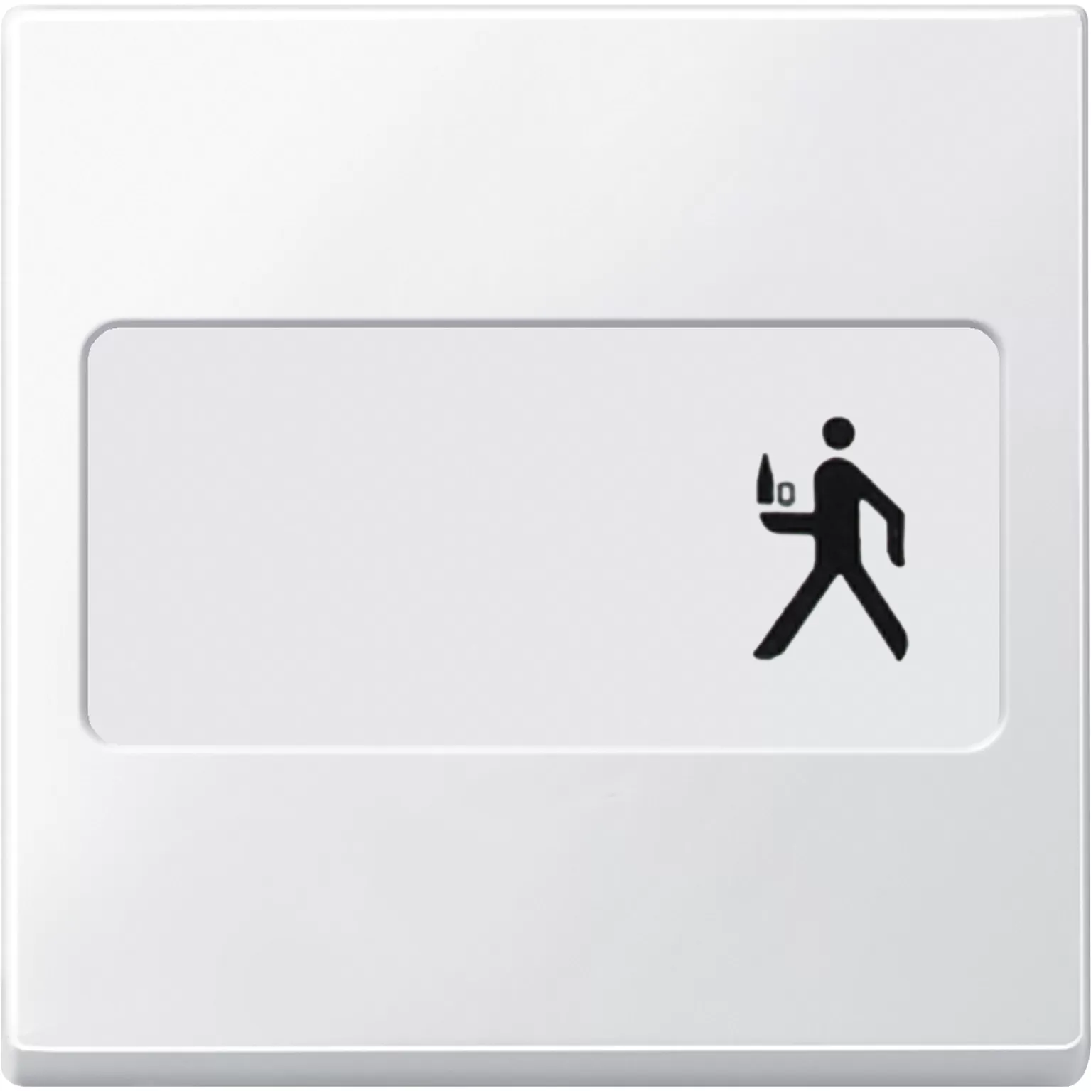 Merten Wippe mit Schriftfeld, polarweiß, System M 434319