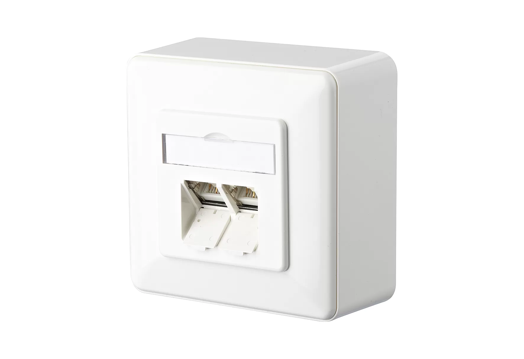 Metz Connect E-DAT C6A 2 Port AP reinweiß 130C380002-I