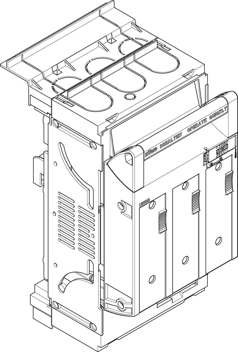 ABN NH-Trenner Gr.00 mit Universal Anschluss XTR609