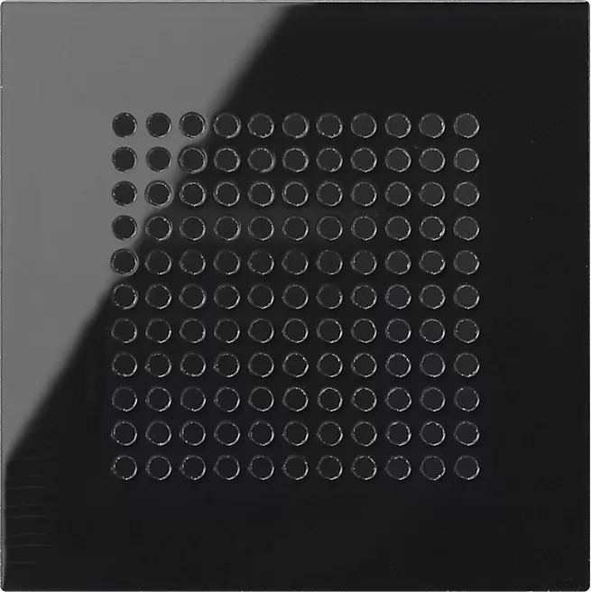 Gira Abd. Lautsprecher System 55 Schwarzglasoptik 248305