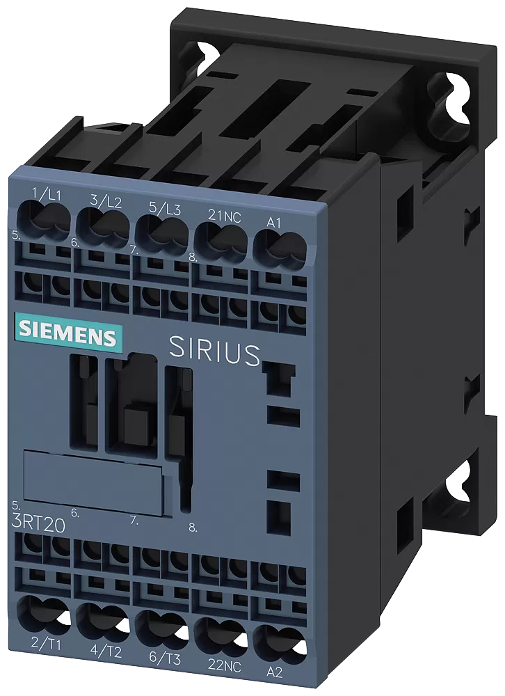 Siemens Schütz, AC-3e, 9 A/4 kW/400V, 3-polig, AC220V/50Hz,240V/60Hz,1Ö,Federzugansch... 3RT20162AP62