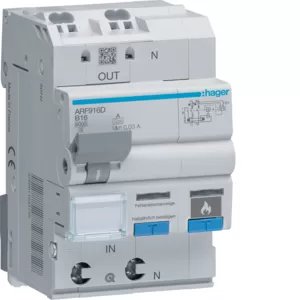 Hager AFDD mit FI-LS 1P+N 6kA B-16A 30mA A 3M ARF916D