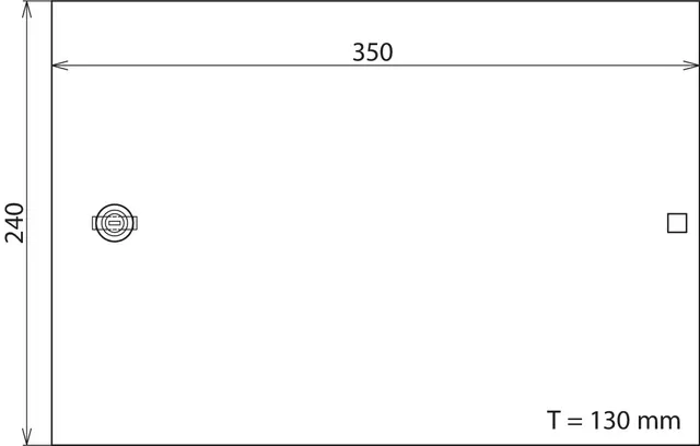 Dehn DEHN Potentialausgleichgehäuse zur Aufnahme von 6 LSA-Leisten 10/2 906101