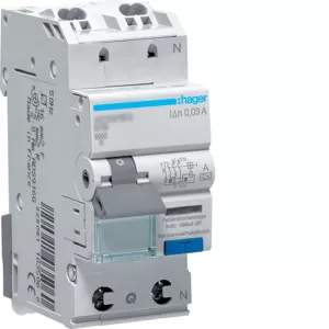Hager FI-LS 1P+N 6kA C-32A 30mA Typ A QC ADS982D