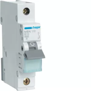 Hager LS-Schalter 1 polig 6kA B-10A 1M MBN110
