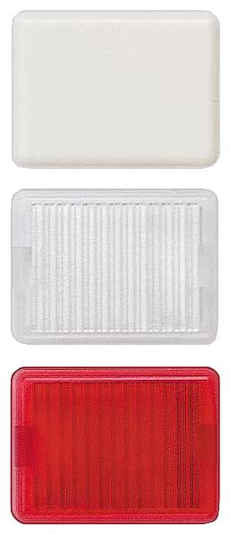 Siemens DELTA i-system, Ersatz-Fenster für Lichtsignal für Schalter und Taster Set 2x. 5TG4200