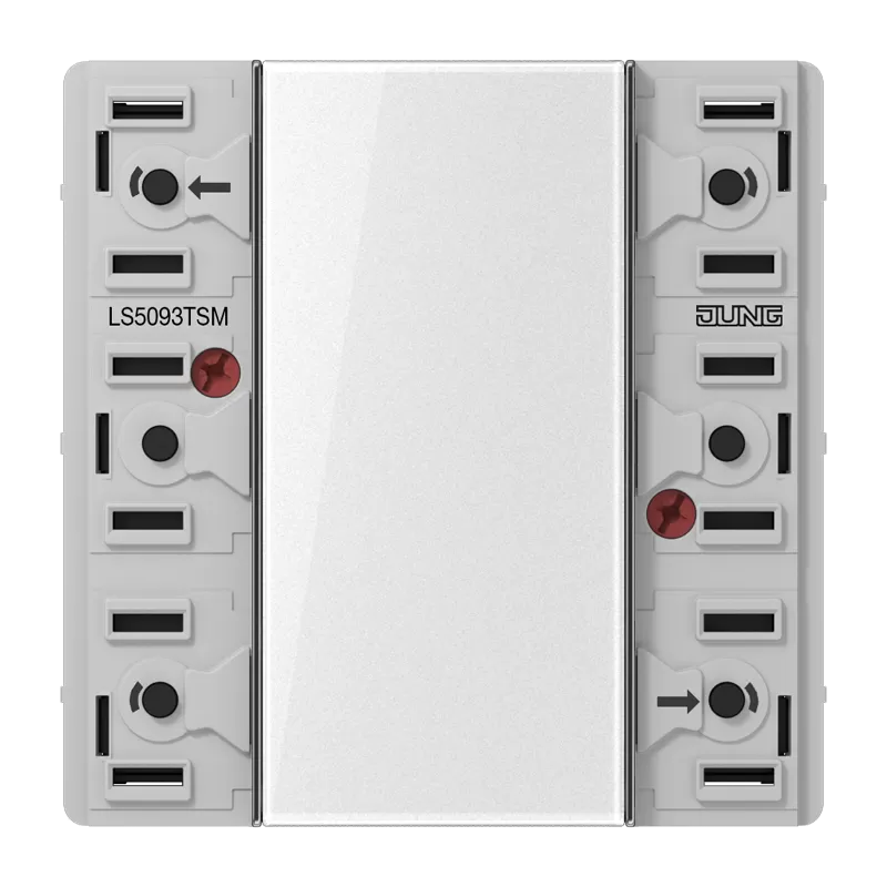 Jung KNX Tastsensor-Modul Universal, 3fach, F50, Serie LS LS5093TSM