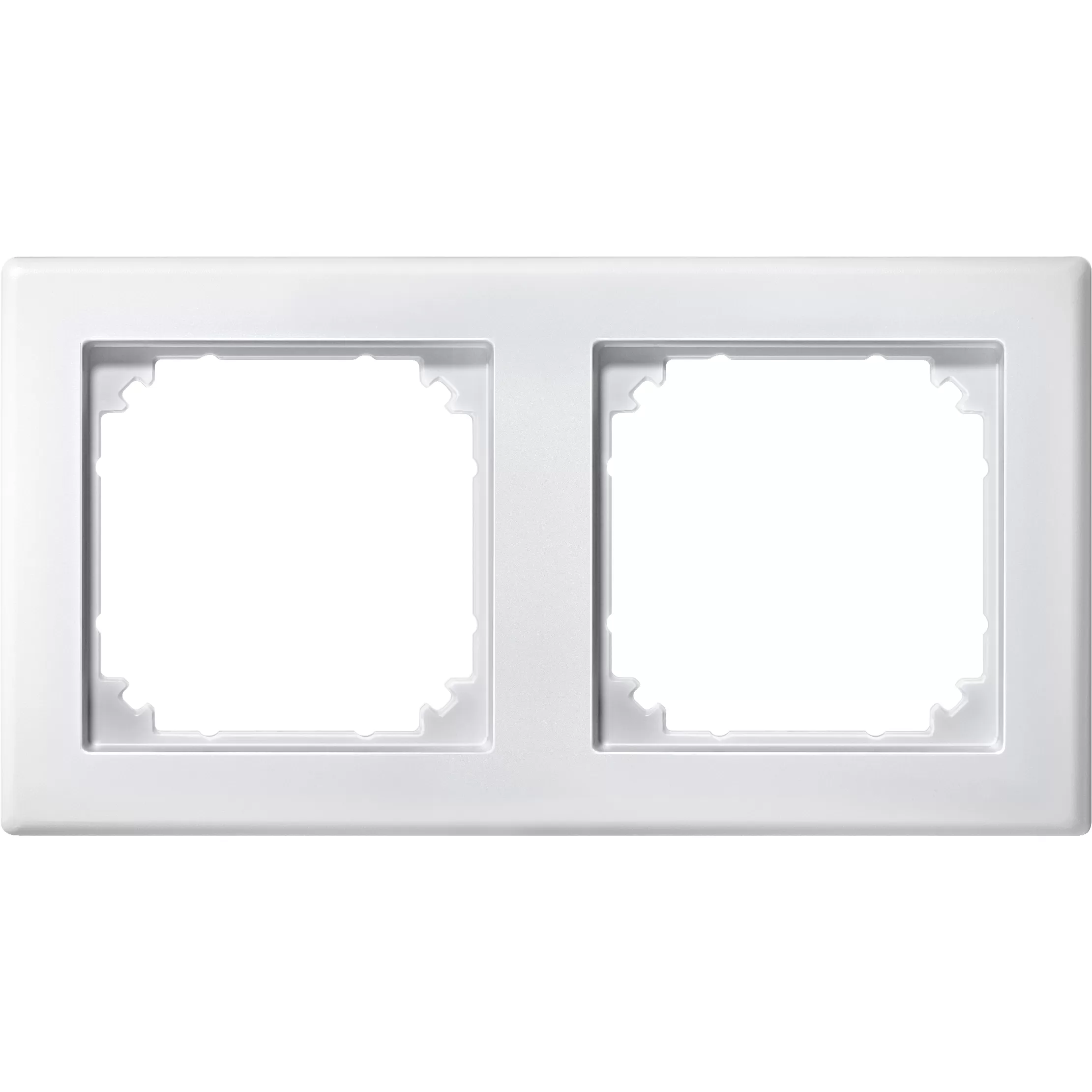 Merten M-SMART-Rahmen, 2fach, polarweiß 462219
