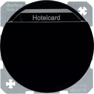 Berker Relais-Schalter Hotelcard, R.x, schwarz 16402045