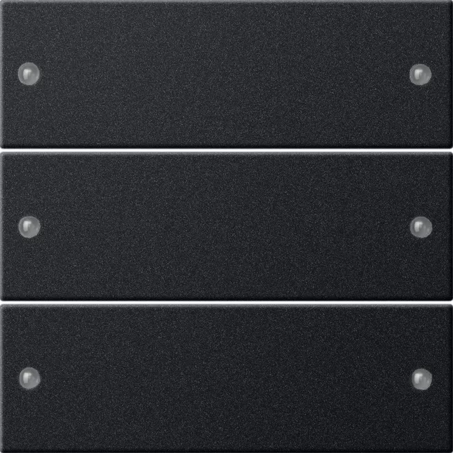 Gira Wippenset 3f System 55 Schwarz m(lack.) 2183005