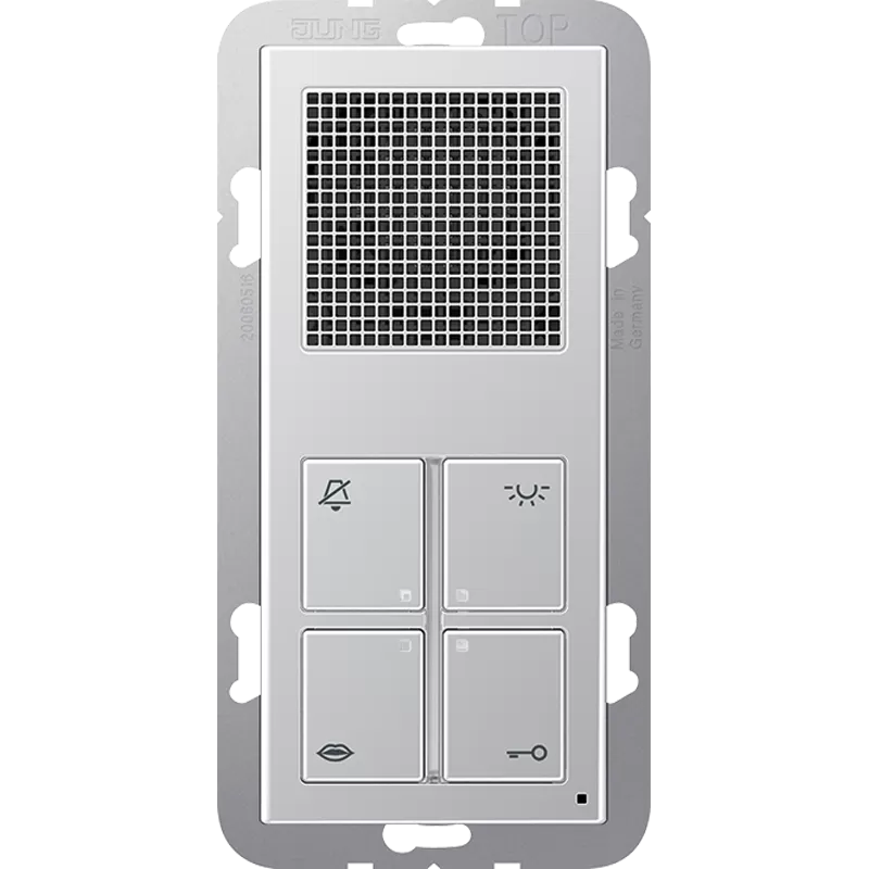 Jung Audio-Innenstation Design Standard, Serie A, aluminium SI4ADAL