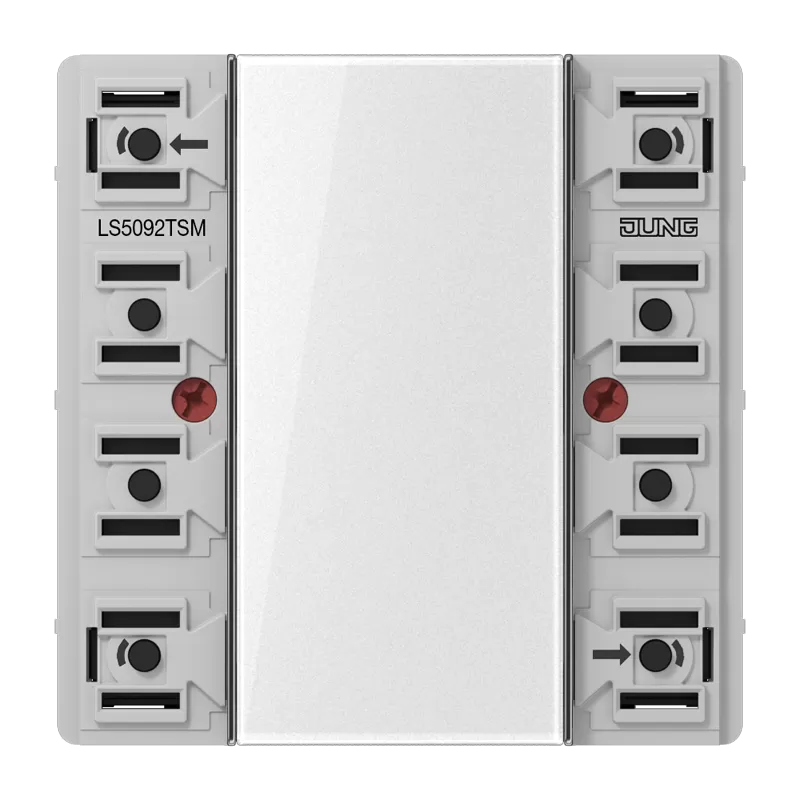 Jung KNX Tastsensor-Modul Universal, 2fach, F50, Serie LS LS5092TSM