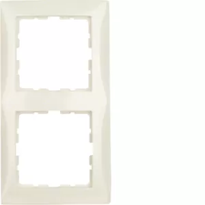 Berker Rahmen 2fach S.1 weiß glänzend 10128982