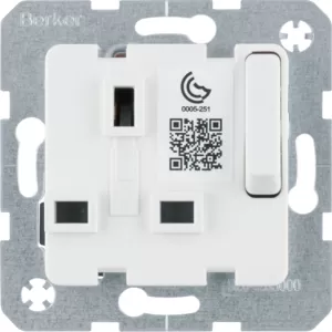 Berker Steckdose British St.13A erh BS absch pw 53420219