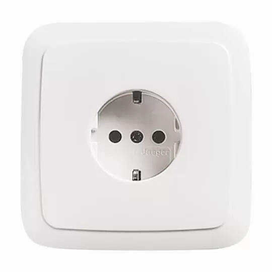 Busch-Jaeger 20 EUJSR-214 | SCHUKO® Steckdose mit anschraubbarem Tragrahmen