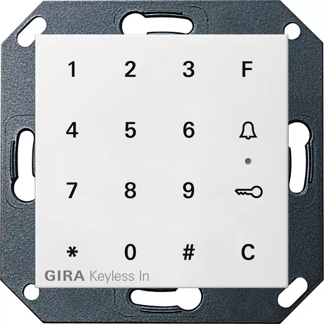 Gira Gira Keyless In Codetastatur System 55 Reinweiß m 260527