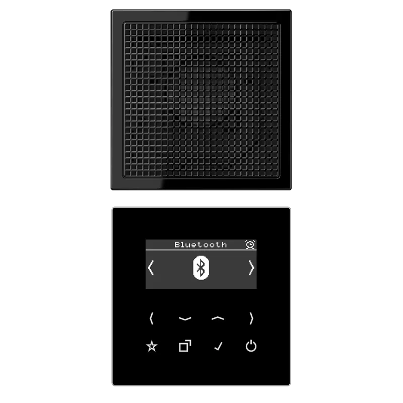 Jung Smart Radio DAB+ Bluetooth, Set Mono, Serie LS, schwarz DABLS1BTSW