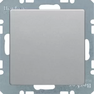 Berker Blindverschluss m Z.stück Q.1/Q.3 alu 6710096084