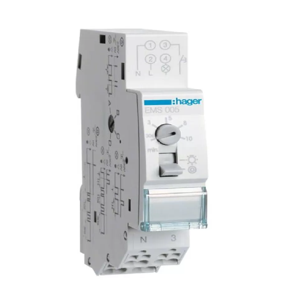 Hager Treppenlichtzeitschalter Multifunktion EMS005