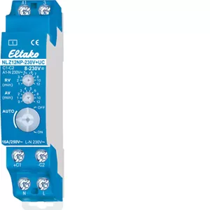 Eltako Nachlaufschalter 230V+UC. 1 Schließer nicht potenzialfrei 16A/250V AC 23100704