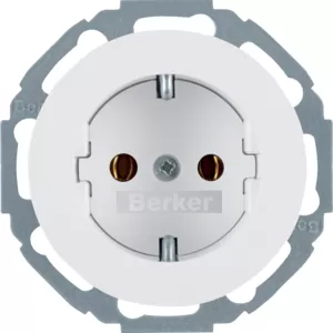 Berker Steckdose SCHUKO erh BS R.Classic pw glä 47552089