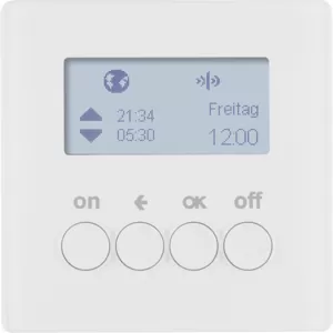 Berker KNX-Funk Zeitsch.uhr quickl Q.1/Q.3 pw 85745229