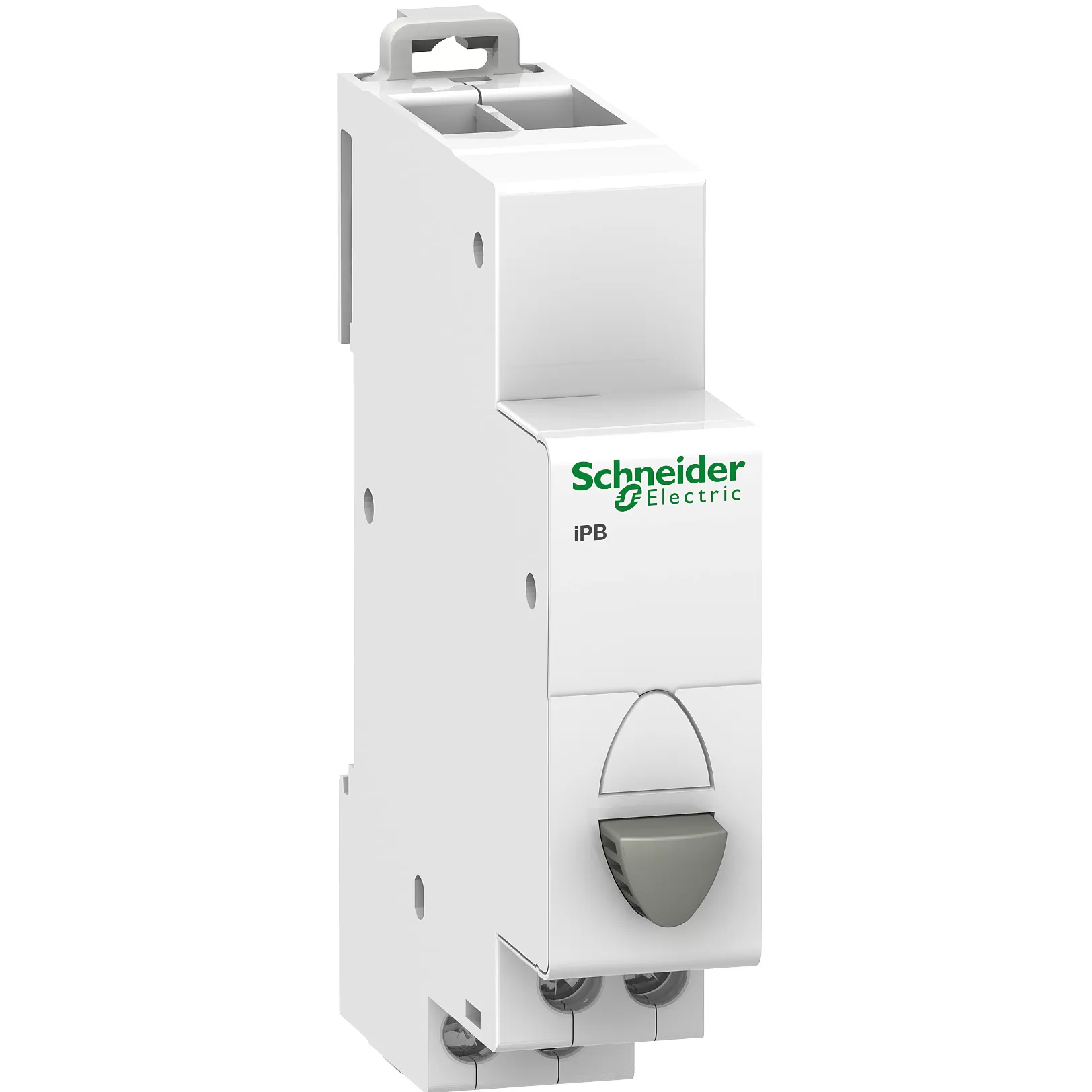 Schneider Electric Drucktaster iPB, 1 Schließer, Taste grau A9E18032