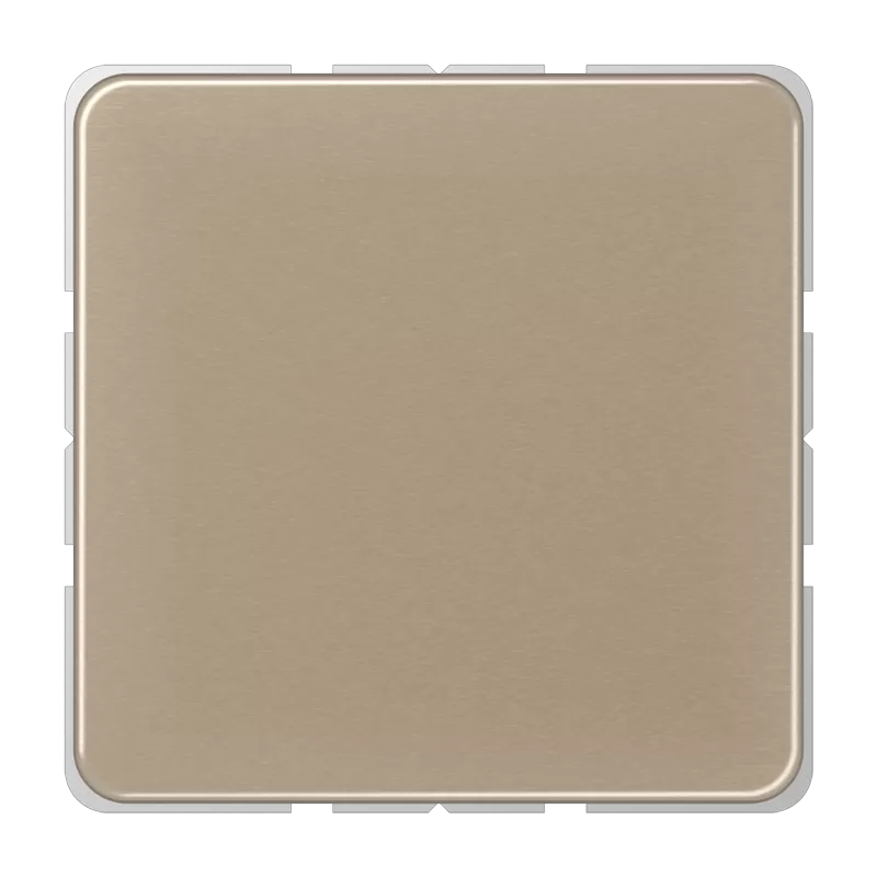 Jung Blind-Abdeckung (verrastet), Aluminium eloxiert, Serie CD, gold-bronze CD594-0GB