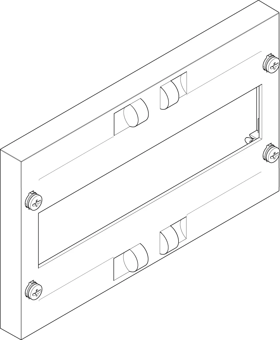 ABN Abdeckplatte 250x150mm 1FB/1RE_1 FAO11N