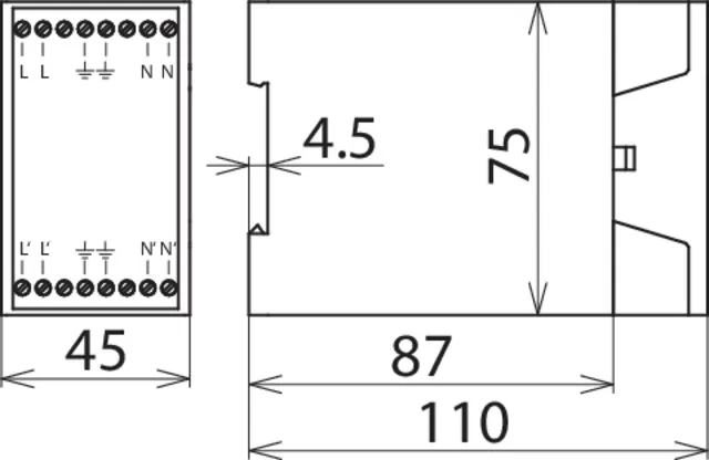 Dehn Netzfilter zum Schutz der Netzversorgung von Geräten der Industrieelektronik 912254